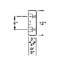 Butoirs de quai en caoutchouc moul&eacute;s, Caoutchouc, 30" la x 4" p x 10" h Canadian Safety Group Inc.