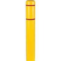 Capuchons en polyethylene pour borne de protection, 6-5/8" dia. x 52" l, Jaune Canadian Safety Group Inc.