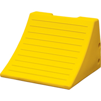 Cales-roue robustes, Polyur&eacute;thane, Jaune s&eacute;curit&eacute;, 15-1/10" la x 15" p x 11" h Canadian Safety Group Inc.