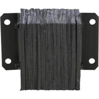 Laminated Dock Bumper, Horizontal, Rubber, 12" W x 6" D x 10" H Canadian Safety Group Inc.