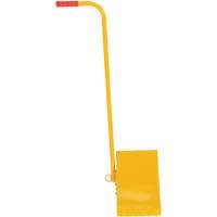 Ergo Handle Wheel Chock, Steel, Yellow, 8" W x 10-3/4" D x 9-1/8" H Canadian Safety Group Inc.