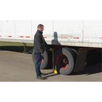Ergo Handle Wheel Chock, Steel, Yellow, 8" W x 10-3/4" D x 9-1/8" H Canadian Safety Group Inc.