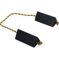 Airline Wheel Chock, 5" x 10" x 4-1/2", Black Canadian Safety Group Inc.