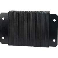 Butoirs de quai lamell&eacute;s, Horizontal, Caoutchouc, 18" la x 4" p x 12" h Canadian Safety Group Inc.