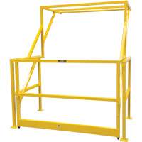 Barri&egrave;re de s&eacute;curit&eacute; pour mezzanine, 70" lo x 77" ha, 78" &eacute;lev&eacute;e, Jaune Canadian Safety Group Inc.