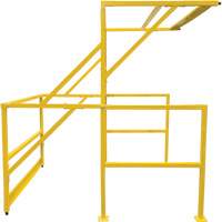 Barri&egrave;re de s&eacute;curit&eacute; pour mezzanine, 70" lo x 77" ha, 78" &eacute;lev&eacute;e, Jaune Canadian Safety Group Inc.