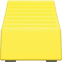 Cale de roue ultra-robuste pour l'exploitation mini&egrave;re Checkers Safety sans support, PEHD, Jaune, 14-1/2" la x 17-1/2" p x 16" h Canadian Safety Group Inc.