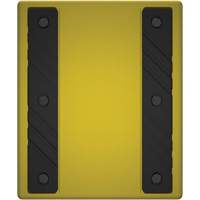 Cale de roue ultra-robuste pour l'exploitation mini&egrave;re Checkers Safety sans support, PEHD, Jaune, 14-1/2" la x 17-1/2" p x 16" h Canadian Safety Group Inc.