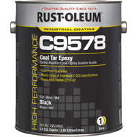 Composant de base pour rev&ecirc;tement &eacute;poxydique &agrave; base de goudron de houille et &agrave; haute teneur en solides du syst&egrave;me C9578, Noir, Gallon Canadian Safety Group Inc.
