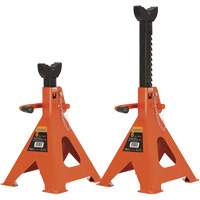 856A Jack Stands, Locking Handle/Ratchet, 6 Ton(s) Capacity, 15-1/2" - 24" H Canadian Safety Group Inc.