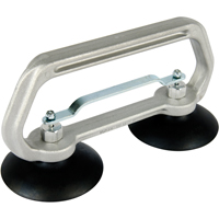 Vacuum Cups - Heavy-Duty Double Cup, 50 lbs. Capacity, 4", Pull-bar, 10" Handle Length Canadian Safety Group Inc.