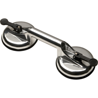 Manually Operated Hand Vacuum Cups - Double Handcup, 66 lbs. Capacity, 4-5/8", Lever, 13" Handle Length Canadian Safety Group Inc.