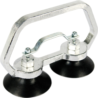 Vacuum Cups - Heavy-Duty Double Cup, 30 lbs. Capacity, 3", Pull-bar, 7" Handle Length Canadian Safety Group Inc.