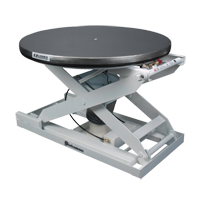 EZ Loader&reg; E Self-Levelling Pallet Positioner - Stainless Platform, 43" L x 43" W, 4000 lbs. Cap. Canadian Safety Group Inc.