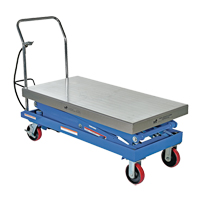 Pneumatic Hydraulic Scissor Lift Table, Steel, 47-1/4" L x 24" W, 1500 lbs. Cap. Canadian Safety Group Inc.