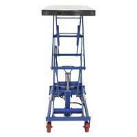 Pneumatic Hydraulic Scissor Lift Table, Steel, 35-1/2" L x 20" W, 800 lbs. Cap. Canadian Safety Group Inc.
