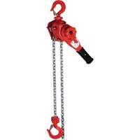 Palan &agrave; levier de s&eacute;rie Super VQ, Lev&eacute;e 5', Cabacit&eacute; 2200 lb (1,1 tonne), Chaîne en Alliage calibre 100 Canadian Safety Group Inc.