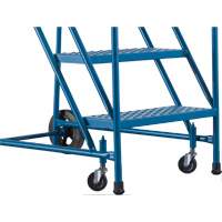 CSA-Certified Rolling Step Ladder, 4 Steps, 22" Step Width, 37" Platform Height, Steel Canadian Safety Group Inc.