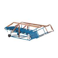 CSA-Certified Rolling Step Ladder with Locking Step, 8 Steps, 30" Step Width, 72" Platform Height, Steel Canadian Safety Group Inc.