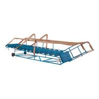 CSA-Certified Rolling Step Ladder with Locking Step, 14 Steps, 30" Step Width, 128" Platform Height, Steel Canadian Safety Group Inc.