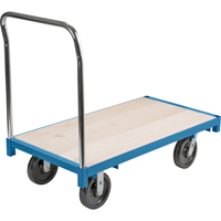 Chariot &agrave; plateforme robuste, 48" lo x 24" la, Capacit&eacute; de 2500 lb, Roues en Nylon Canadian Safety Group Inc.