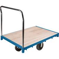 Chariot &agrave; plateforme robuste, 48" lo x 24" la x Capacit&eacute; 2000 lb, Roues en Caoutchouc Canadian Safety Group Inc.