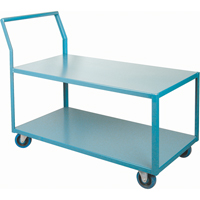 Chariots Surbaiss&eacute;s Robustes, 2 niveaux, 24" la x 48" p x 40" h, 1200 lb Cap Canadian Safety Group Inc.