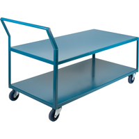 Chariots surbaiss&eacute;s robustes, 2 niveaux, 30" la x 60" p x 40" h, 1200 lb Cap Canadian Safety Group Inc.