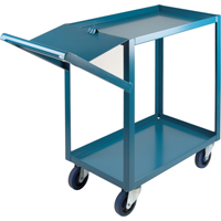 Chariots &agrave; cueillette, 36" h x 18" la x 46" p, 2 Tablettes, Capacit&eacute; 1200 lb Canadian Safety Group Inc.