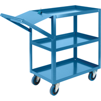 Chariots &agrave; cueillette, 36" h x 18" la x 46" p, 3 Tablettes, Capacit&eacute; 1200 lb Canadian Safety Group Inc.