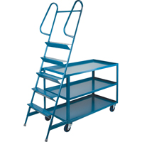 Chariots &agrave; cueillette, Acier, 24" la x 52" p, 3 tablettes, Capacit&eacute; 1200 lb Canadian Safety Group Inc.
