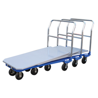 Platform Cart, 48" L x 24" W, 1500 lbs. Capacity, Mold-on Rubber Casters Canadian Safety Group Inc.