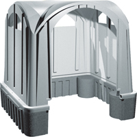 Outdoor Poly Shelters, 3 Walls, 7' L x 6' W x 7' H Canadian Safety Group Inc.
