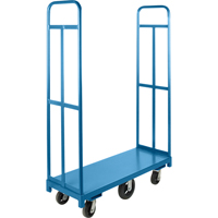Chariot &agrave; plateforme U-Boat, 48" lo x 18" la x Capacit&eacute; 1500 lb, Roues en Caoutchouc Canadian Safety Group Inc.