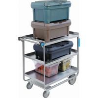 Heavy-Duty U Frame Carts, 3 Tiers, 19" W x 34-1/2" H x 33" D, 700 lbs. Capacity Canadian Safety Group Inc.