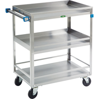 Guard Rail Carts, 3 Tiers, 19" W x 34-3/4" H x 31" D, 500 lbs. Capacity Canadian Safety Group Inc.