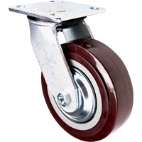 Caster, Swivel, 6" (152.4 mm), Polyurethane, 850 lbs. (385 kg.) Canadian Safety Group Inc.