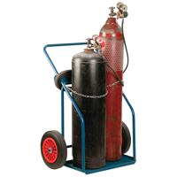 Chariots pour bouteilles de gaz, Roues Caoutchouc, Base de , 1000 lb Canadian Safety Group Inc.