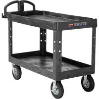 Heavy-Duty Utility Cart, 2 Tiers, 25-1/4" x 33-1/4" x 55", 750 lbs. Capacity Canadian Safety Group Inc.