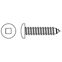 Tapping Pan Head Screws, 12 mm x 3/4" L, Zinc Plated Canadian Safety Group Inc.