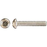 Pan Phillips HD Machine Screws, #8 x 3" L, Zinc Plated Canadian Safety Group Inc.