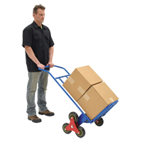 Stair Climbing Hand Truck, Steel Frame, 24" W x 45-3/4" H, 300 lbs. Capacity Canadian Safety Group Inc.