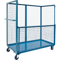 Chariot grillag&eacute; pour transport , Acier, 24" x 55" x 36", Capacit&eacute; 1200 lb Canadian Safety Group Inc.