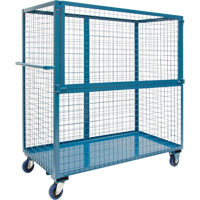 Chariot grillag&eacute; pour transport , Acier, 24" x 55" x 36", Capacit&eacute; 1200 lb Canadian Safety Group Inc.