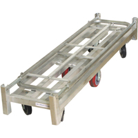 U-Boat Platform Truck, 59-1/2" L x 16" W, 1750 lbs. Capacity, Polyurethane Casters Canadian Safety Group Inc.