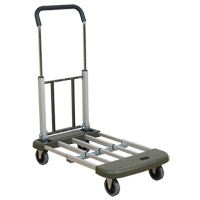 Telefolding Platform Truck, Aluminum, 330 lbs., 29-1/2" L x 17-1/2" W, 36-1/2" High Canadian Safety Group Inc.