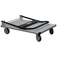 Folding Handle Platform Truck, Aluminum, 550 lbs., 35-1/2" L x 24" W, 35-1/2" High Canadian Safety Group Inc.