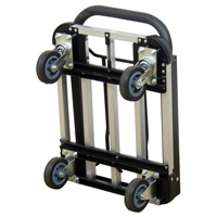 Folding Handle Platform Truck, Aluminum, 300 lbs., 28" L x 16" W, 37.75" High Canadian Safety Group Inc.