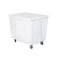 Box Truck, White Polyethylene, 46" L x 34" W x 40" H, 25 cu. Ft. Volume, 600 lbs. Capacity Canadian Safety Group Inc.