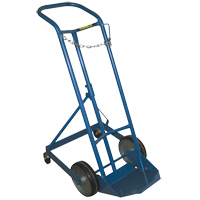 Professional Gas Cylinder Truck CC-1, Mold-on Rubber Wheels, 9" W x 7-1/4" L Base, 250 lbs. Canadian Safety Group Inc.
